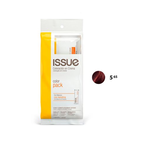 Tintura Issue Ultra Brillo 5.65 Castaño Claro Rojizo Caoba + Oxi