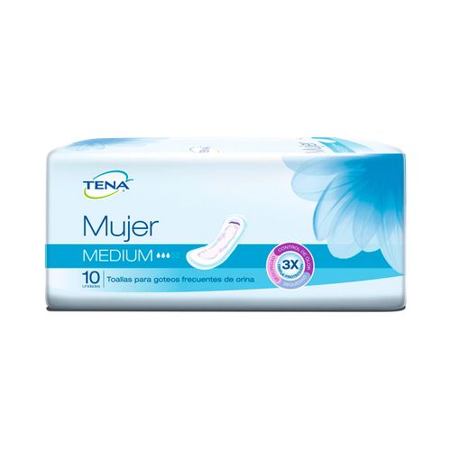 Toallas higiénicas TENA Mujer Medium x10