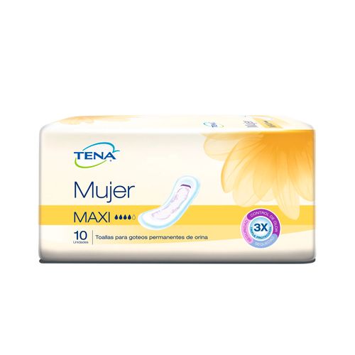 Toallas higiénicas TENA Mujer Maxi x10