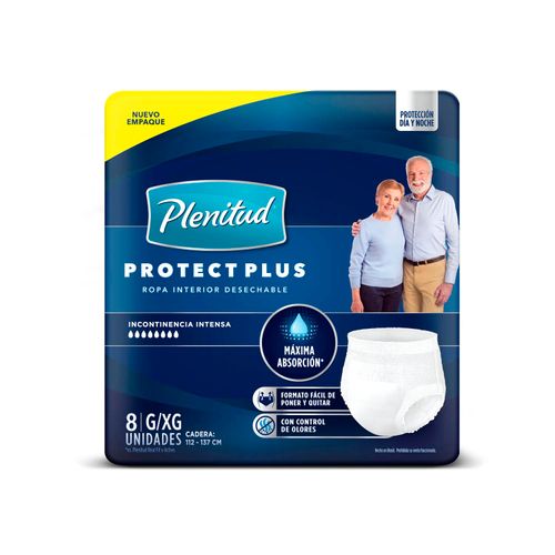 Ropa interior desechable Plenitud Protect Plus G/XG x8 Ropa interior desechable Plenitud Protect Plus G/XG x8