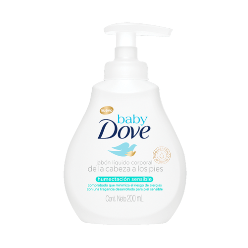 Jabón líquido Baby Dove hidratación sensible 200ml Jabón líquido Baby Dove hidratación sensible 200ml