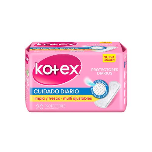 KOTEX PROTECTORES DIARIOS CUIDADO DIARIO X 20