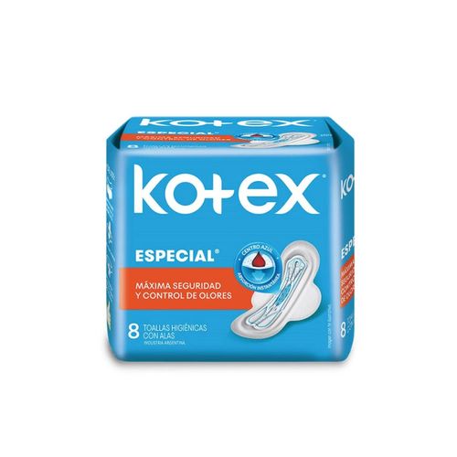 KOTEX TOA FEM ESPECIAL C/A X 8