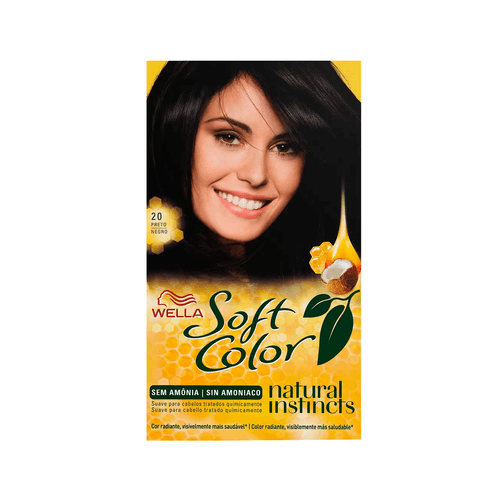 Tinte semipermanente Soft Color 20 negro Tinte semipermanente Soft Color 20 negro