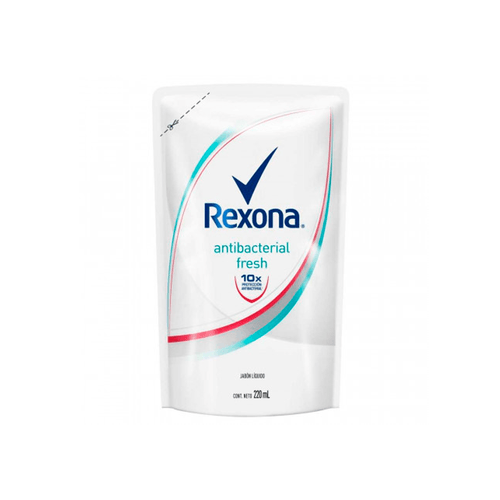 Jabón líquido antibacterial Rexona Fresh Doy Pack 220 ml Jabón líquido antibacterial Rexona Fresh Doy Pack 220 ml