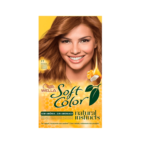 Tinte Soft Color kit 77 marrón dorado Tinte Soft Color kit 77 marrón dorado