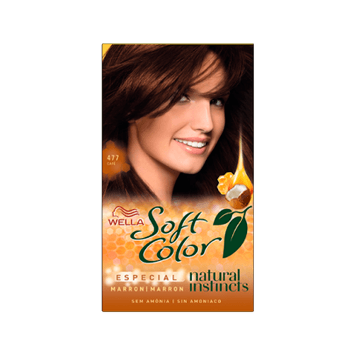 Tinte semipermanente Soft Color 477 café intenso Tinte semipermanente Soft Color 477 café intenso