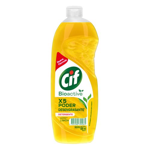 Detergente Cif Bio Active Limón 500ml Detergente Cif Bio Active Limón 500ml