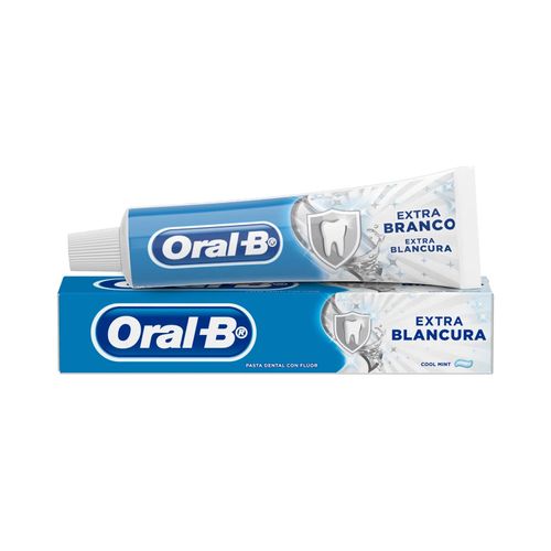 Pasta dental Oral-B Extra Blanco con flúor 70g Pasta dental Oral-B Extra Blanco con flúor 70g