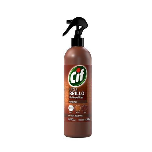 Lustramuebles Cif Ultra Brillo Original Gatillo 400ml Lustramuebles Cif Ultra Brillo Original Gatillo 400ml