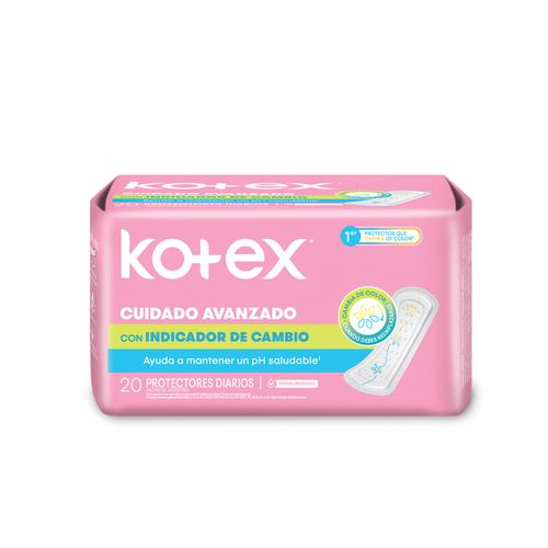 KOTEX PROTECTORES DIARIOS CUIDADO AVANZ INDIC CAMB X 20