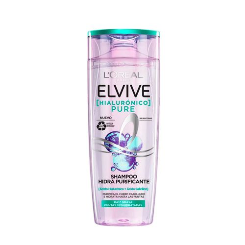 Shampoo Elvive hialurónico pure 400 ml Shampoo Elvive hialurónico pure 400 ml