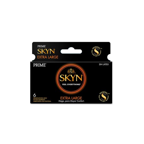 Preservativos Prime Skyn extra large sin látex x 6 Preservativos Prime Skyn extra large sin látex x 6
