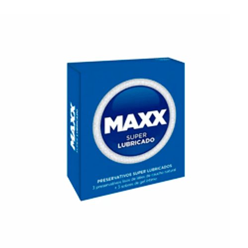 Preservativos Maxx super lubricado x 3 Preservativos Maxx super lubricado x 3