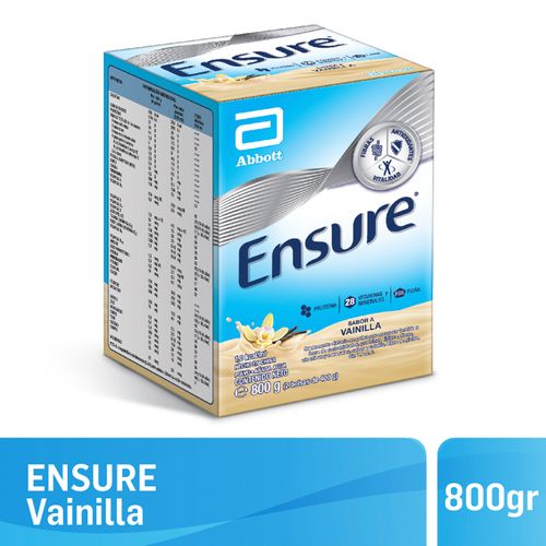 Suplemento nutricional Ensure vainilla 800 g Suplemento nutricional Ensure vainilla 800 g