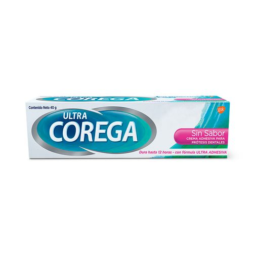 Crema adhesiva Ultra Corega sin sabor 40g Crema adhesiva Ultra Corega sin sabor 40g