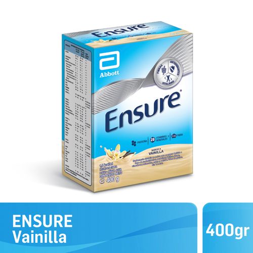 Suplemento nutricional Ensure vainilla 400 g Suplemento nutricional Ensure vainilla 400 g