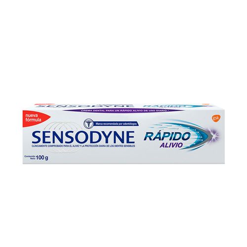 Pasta dental Sensodyne Rápido Alivio 100g Pasta dental Sensodyne Rápido Alivio 100g