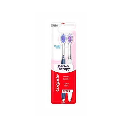 COLGATE CEPILLO DENTAL ENCIAS THERAPY PACK X 2