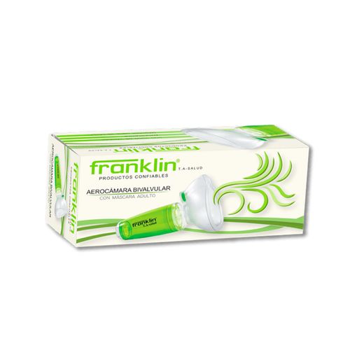 Aerocámara Franklin con boquilla para adulto Aerocámara Franklin con boquilla para adulto