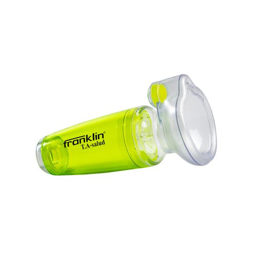 Aerocámara bivalvular Franklin con máscara adulto Aerocámara bivalvular Franklin con máscara adulto