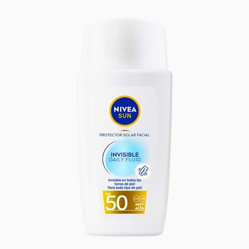 Protector-Solar-Nivea-Sun-Invisible-Daily-Fluid-Spf-50-40ml-frente