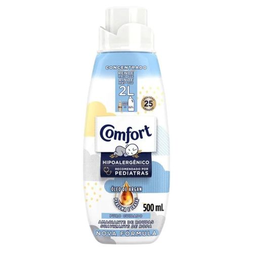 Comfort-Clasico-Suavizante-para-Ropa-Puro-Cuidado-500ml-frente