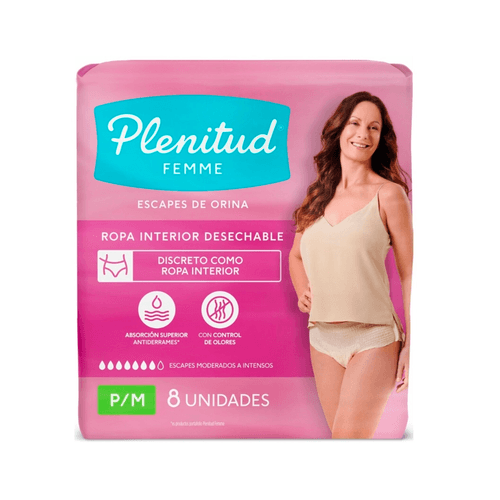 Ropa Interior Plenitud Femme para Mujer Pequeño-Medio x8 Ropa Interior Plenitud Femme para Mujer Pequeño-Medio x8