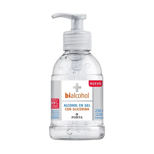 BIALCOHOL PORTA EN GEL C/ GLICERINA X 250 BIALCOHOL PORTA EN GEL C/ GLICERINA X 250